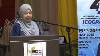 SHARING SESSION 4TH INTERNATIONAL CONFERENCE ON GOVERMENT AND PUBLIC AFFAIRS (4th ICOGPA) 2025