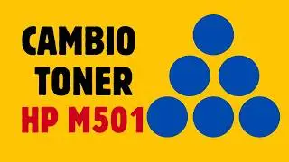 Come sostituire il toner della HP laserjet PRO M501