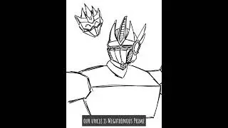 Megatronous Prime!!! #transformers #illusion #megatron #tmf #transformersmanipulatedfates