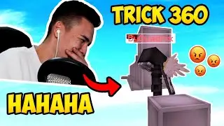 TRICK 360 bei BYQUADRIX! 😂 AUSRASTER wegen GEGNER!! | Minecraft Bedwars Bezge