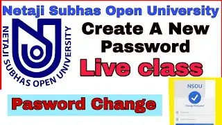 NSOU App pasword change | Nsou App login process | NSOU APP ONLINE CLASS Routine 2022 #Forgotpasword