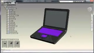 Autodesk Inventor Publisher User Interface and Manipulating Parts