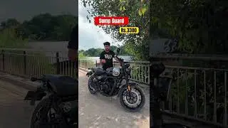 Why Sump Guard is Important? #hunter350 #royalenfield #youtubeshorts