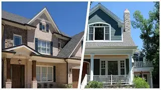 75 Mid-sized Blue Porch Design Ideas You'll Love 🔴