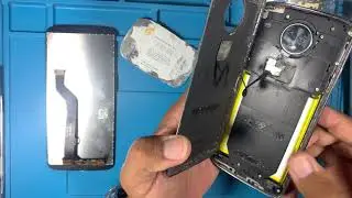 Troca de tela e conector de carga Moto e5 plus