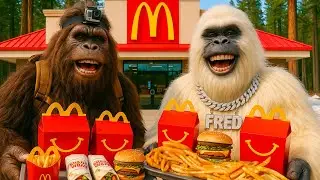 Мукбанг от McDonald's с Бигфутом и Йети