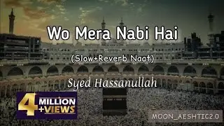 Wo Mera Nabi Hai (Slow+Reverb Naat) || Syed Hassanullah || Moon_Aeshtic2.0