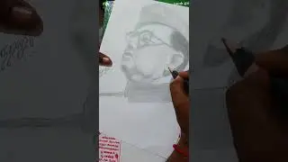 Nethaji pencil art#art #drawing #trending #trendingshorts #instagram #india #freedom