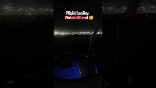 Flight landing experience #flight #experience #wow #indigo #viral