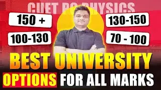 cuet pg 2025 | University for all marks | cuet pg physics | Low marks university | ninjaprep