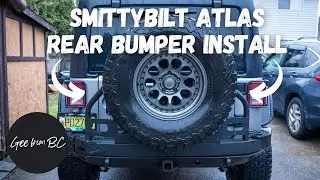 Установка заднего бампера и кронштейна для шин Jeep Wrangler Smittybilt Atlas | Проект JKU - Off Road Build EP5