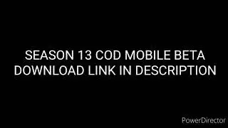 SEASON 13 COD MOBILE BETA (DOWNLOAD LINK IN DESCRIPTION)