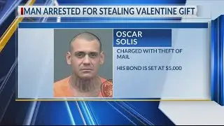 East Texas man charged with stealing neighbor&rsquo;s Valentine&rsquo;s Day gift from mailbox