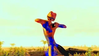 Patila Frog Dancing in Spider-Man Minecraft skin | Spiderman | Minecraft |