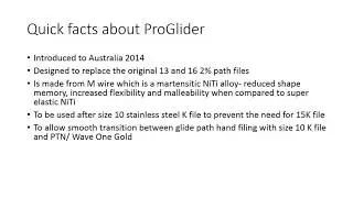 Proglider Presentation video