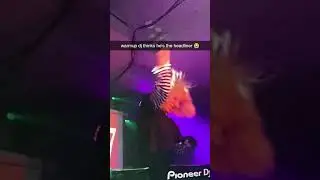 warmup dj think he's the headliner 😭