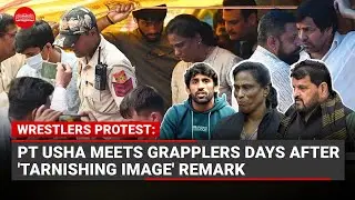 Wrestlers protest: IOA chief PT Usha meets protesting wrestlers in Delhi | All you need to know