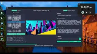 How to generate automatic title keyword and description for Adobe stock shutterstock....