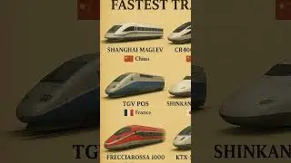 Part-29 The fastest trains 😱.        #shorts #world #train #fastest #speed #short #longest #biggest