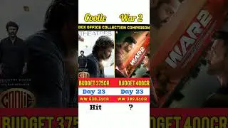 War 2 vs Coolie | Box Office Collection Comparison | #war #war2 #coolie #rajnikanth #shortsfeed
