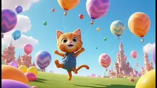 Roblox Tiny Kitten Opened a Tower of Balloons | Kids Songs & Nursery Rhymes