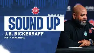 Post-Game Press Conference: J.B. Bickerstaff | Pistons vs. Spurs&nbsp;| 02.23.26
