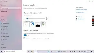 how to change cursor size and colour