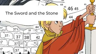 The Sword and the Stone | Disney | Happy Color | #colorbynumber