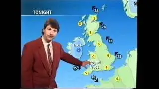 BBC Weather 3rd April 1993