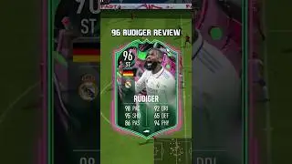 96 Rudiger Review in FIFA 23 #shorts #short