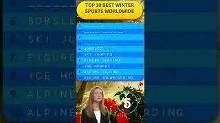 TOP 10 BEST WINTER SPORTS WORLDWIDE