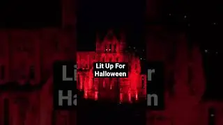 Whitby Abbey Illuminations #halloween #goth #gothweekend #yorkshire #haunted #ghost #horror #colours