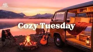 Cozy Tuesday Evening ❄️ Soft Acoustic Folk Instrumental for Reading & Relax
