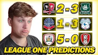LEAGUE ONE Game 14 PREDICTIONS!