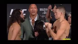 The Rock Responds To Nate Diaz literally saying &ldquo;I should f*** him up&rdquo;