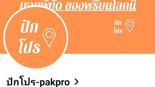 แนะนำให้รู้จักเพจ ปักโปร pakpro