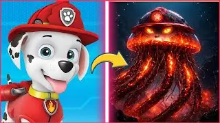 PAW PATROL Turns Into MONSTER JELLYFISH 😱 | Dark Ocean Transformation Horror
