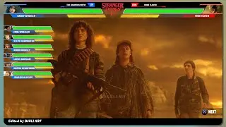 Final Showdown : Mind Flayer VS The Hawkins Crew WITH HEALTHBARS⚡️Stranger Things Season 5 Volume 2