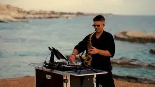 SAX & DJ FUSION | Live Afro House Set | White Rocks Pegeia Cyprus 2025