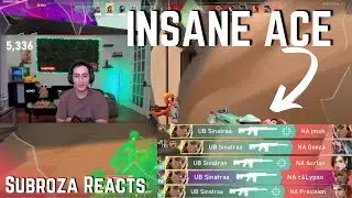 TSM Subroza REACTS to sinatraa INSANE ACE in VCT&hellip; HE KNEW IT WAS COMING | VALORANT Clips