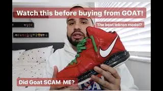 Watch before buying used shoes on GOAT! BEST LEBRON MODEL! Lebron 8 Christmas! DID GOAT SCAM ME?