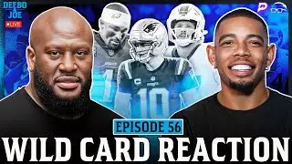 NFL Playoff REACTION: Pats stop Chargers, Eagles FLAME OUT vs. 49ers, Bills beat Jags | Deebo & Joe