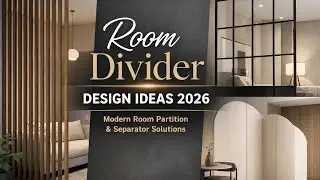Room Divider Design Ideas 2026 | Modern Room Partition & Separator Solutions.
