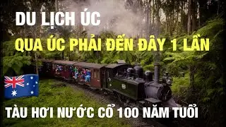 Lúc mới qua Úc: Trải nghiệm đi xe lửa cổ PUFFING BILLY 100 năm tuổi tại Melbourne