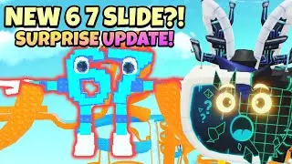New 67 Slide Unlocked! Secret & Gem Shop Showcase in Roblox Build a Water Slide + Full Ride Build
