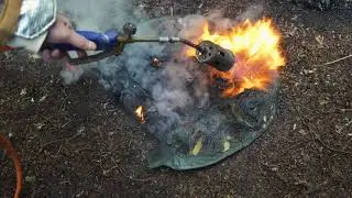 nomex jacket fire resistance demonstration