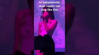 In babymonster main rapper can sign like this #babymonsterlikethat