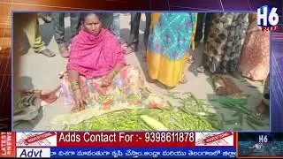 బెల్లంపల్లిలో కూరగాయల వ్యాపారస్తులు రోడ్డుపై బైఠాయింపు| H6NEWS