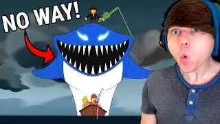Do NOT Go Fishing in Roblox... (Cartoon Animation) @GameToonsOfficial REACTION!