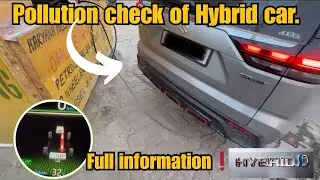 Getting Pollution done of a Hybrid Car 🤯 Full information.